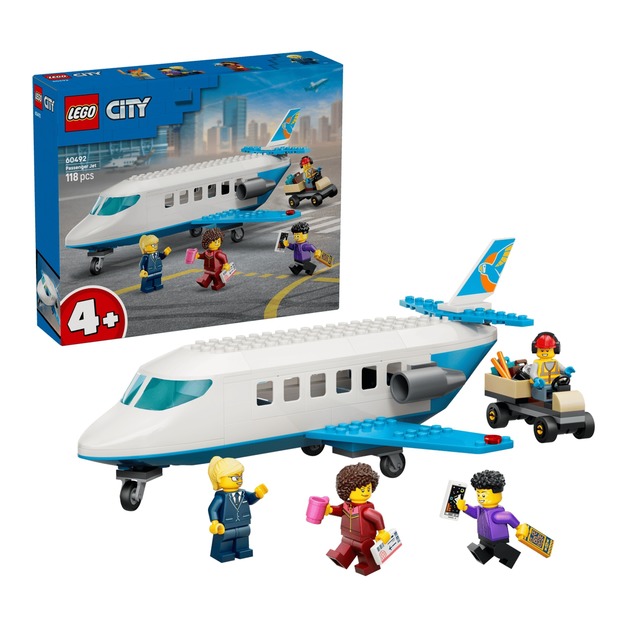 【磚星球】樂高 LEGO 60492 城市系列 噴射客機 Passenger Jet