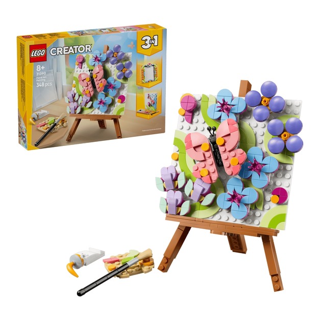 【磚星球】樂高 LEGO 31390 創意三合一系列 花卉藝術裝飾畫作 Floral Art Decor Painting