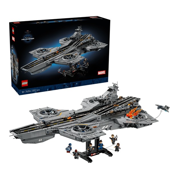 【磚星球】樂高 LEGO 76354 漫威系列 神盾局飛空母艦 S.H.I.E.L.D. Helicarrier