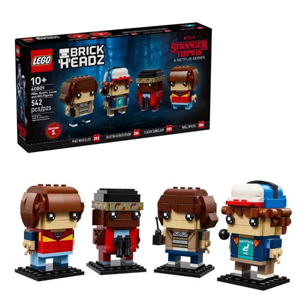 【磚星球】樂高 LEGO 40801 大頭系列 麥克、達斯汀、路卡斯和威爾 Mike, Dustin, Lucas and Will Figures
