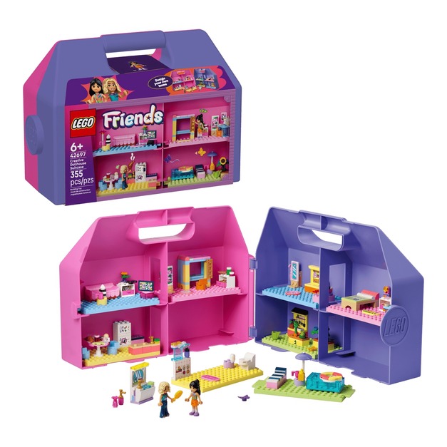 【磚星球】樂高 LEGO 42697 好朋友系列 創意手提娃娃屋 Creative Dollhouse Suitcase