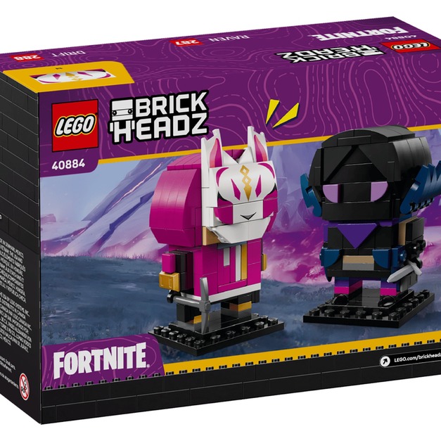 【磚星球】樂高 LEGO 40884 大頭系列 Drift 和 Raven 玩偶 Drift & Raven Figures