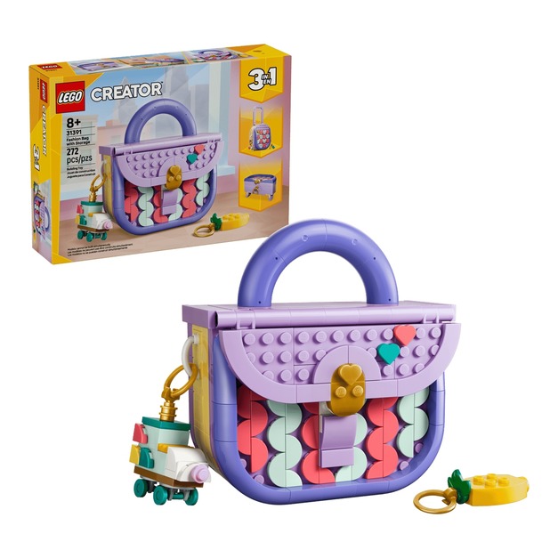 【磚星球】樂高 LEGO 31391 創意三合一系列 藝術時尚手提包 Art Fashion Bag with Storage