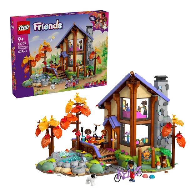 【磚星球】樂高 LEGO 42705 好朋友系列 溫馨秋季森林小屋 Cozy Fall Forest Cabin
