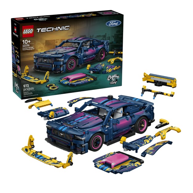 【磚星球】樂高 LEGO 42236 科技系列 客製化改裝廠 Ford Mustang GT 汽車 Custom Garage Ford Mustang GT Car
