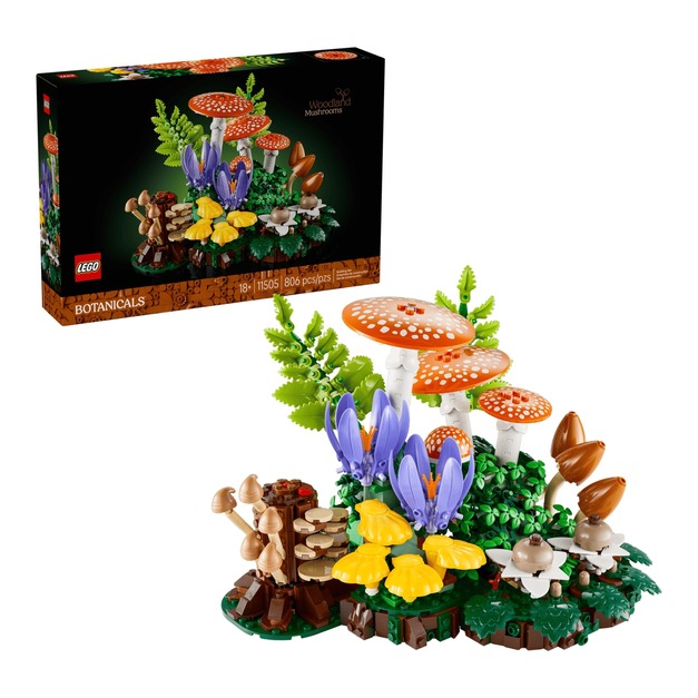 【磚星球】樂高 LEGO 11505 花藝系列 林地蘑菇 Woodland Mushrooms