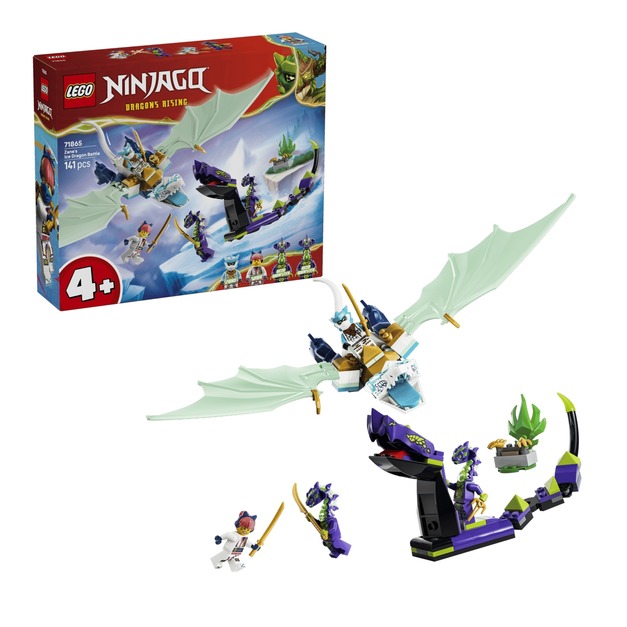 【磚星球】樂高 LEGO 71865 旋風忍者 冰忍的冰龍之戰 Zane's Ice Dragon Battle