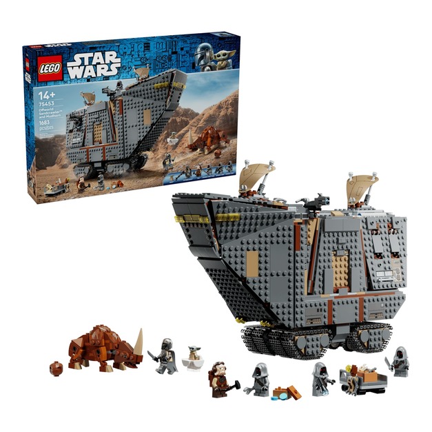 【磚星球】樂高 LEGO 75453 星際大戰 Offworld沙履車和Mudhorn Offworld Sandcrawler™ and Mudhorn