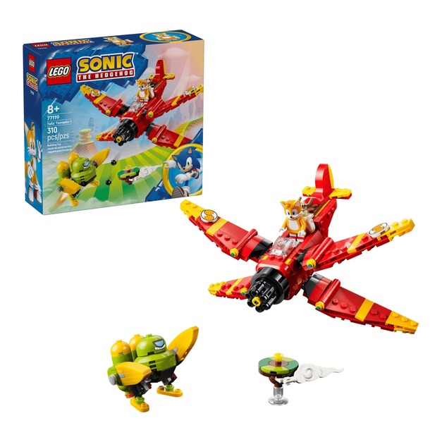 【磚星球】樂高 LEGO 77119 音速小子系列 塔爾斯的托爾內德號 Tails' Tornado-1