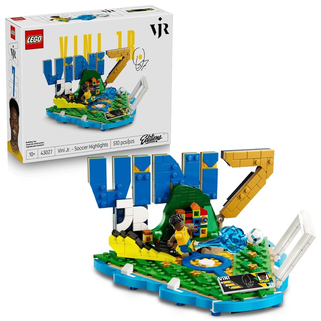【磚星球】樂高 LEGO 43027 運動主題 Vini Jr. 足壇焦點 Vini Jr. – Soccer Highlights