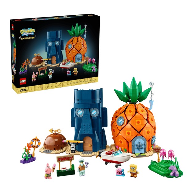 【磚星球】樂高 LEGO 11386 ICONS™ 《海綿寶寶》比奇堡 SpongeBob SquarePants: Bikini Bottom