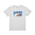 LOOKFINE 在雲層中放鬆的橘貓 短T_3