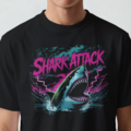 LOOKFINE 鯊魚攻擊 ATTACK！ 短T_1