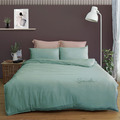 簡約素色天絲床包兩用被四件組_3