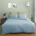 簡約素色天絲床包兩用被四件組_1