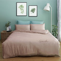 簡約素色天絲床包兩用被四件組_2