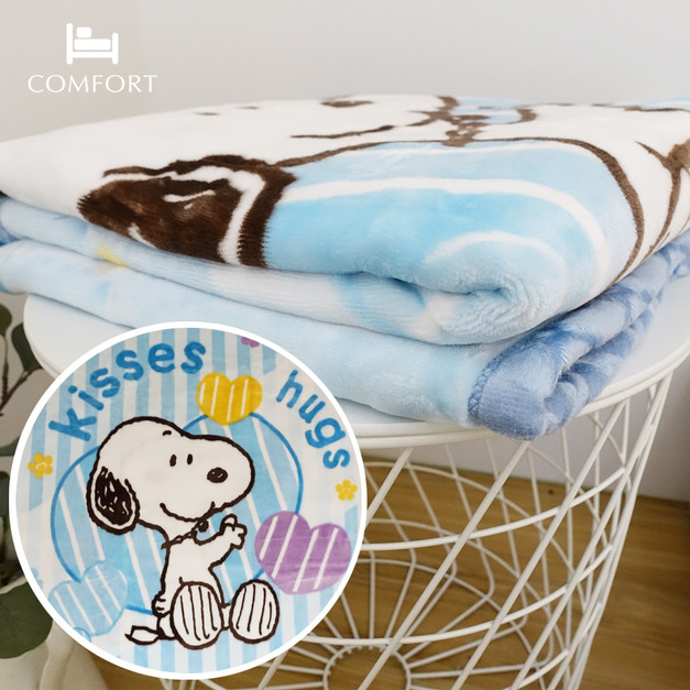 【SNOOPY】史努比超柔軟兒童盒毯