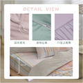 精梳棉床包被套四件組(鋪棉兩用被套)-雙人/雙人加大 / 100% 精梳純棉 /莓好相遇_1