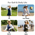 Cooling Shawl Arm Sleeves Sun UV Protection Bolero Shrug Loose Sleeves with Thumb Hole to Cover Arms_4