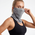 COOUV UPF 50+ UV Protection Face Mask, Breathable Mesh Front, Adjustable Ear Loops, Snap Buttons Bac_2