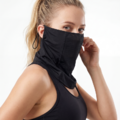 COOUV UPF 50+ UV Protection Face Mask, Breathable Mesh Front, Adjustable Ear Loops, Snap Buttons Bac
