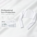 Women's Golf Cooling Shawl, UV Protection Arm Sleeves with Thumb Loops, Back Breathable Mesh, Stretc_2