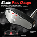 MEGA COOUV Foot Shape 315 Golf Putter, Self-Standing Design, CNC Milled Head_2