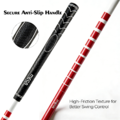 MEGA Golf 7 Iron Swing Training Practice Club, Flexible Shaft, Carbon Shaft for Beginner_1