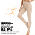 MEGA COOUV Women Cooling Leggings, UPF50+ UV Protection Ultra Thin Silk Compression Tights_6