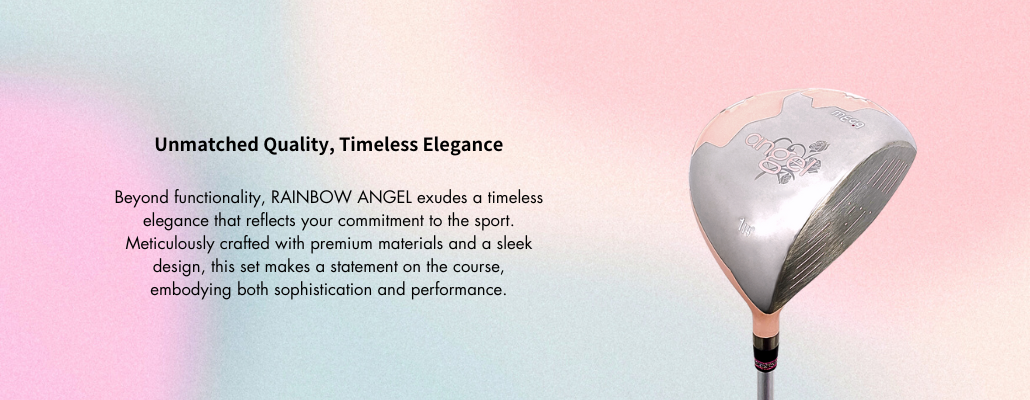 Rainbow Angel レディース ゴルフクラブセット レディース ゴルフデビュー クラブセット キャディバッグ