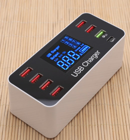8口usb 含QC3.0快充Type C 充電器