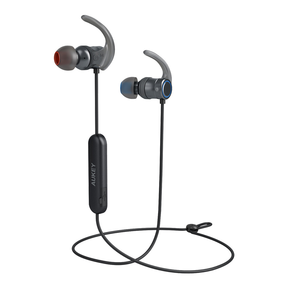 Aukey Ep B67 Aptx磁吸式藍牙運動耳機 Aukey 提升您的數位生活方式 台灣總代理