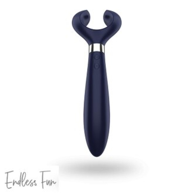 德國 Satisfyer Endless Fun Y字型震動按摩器 (藍色/黑色/白色)