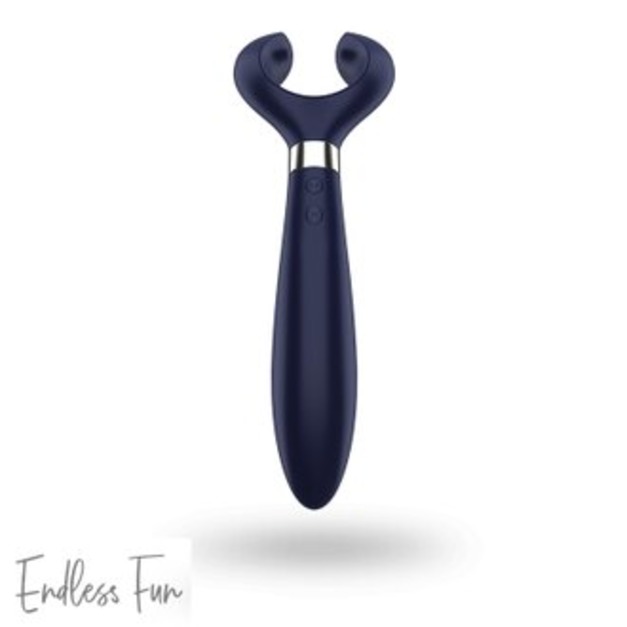 德國 Satisfyer Endless Fun Y字型震動按摩器 (藍色/黑色/白色)