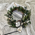 永生雪松聖誕花圈｜永生花圈