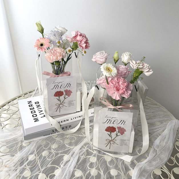 瞬時芳菲・康乃馨花瓶提盒｜鮮花提盒