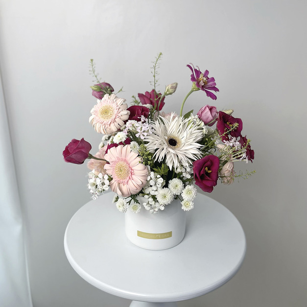 粉色系｜鮮花小盆花
