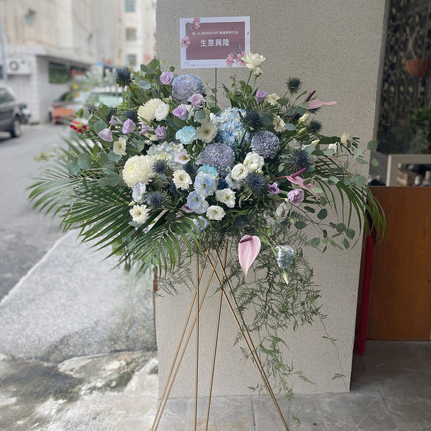 進階款｜鮮花高架花籃