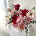 紅粉佳人｜鮮花桌花_1