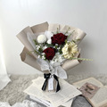 附瓶情人節花束-綜合鮮花｜鮮花花束_2