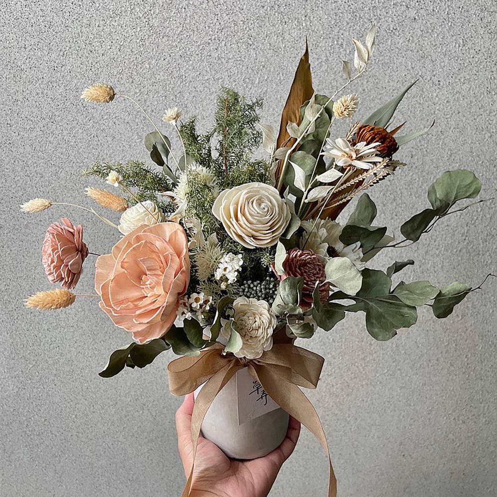 自然風擴香花｜永生盆花