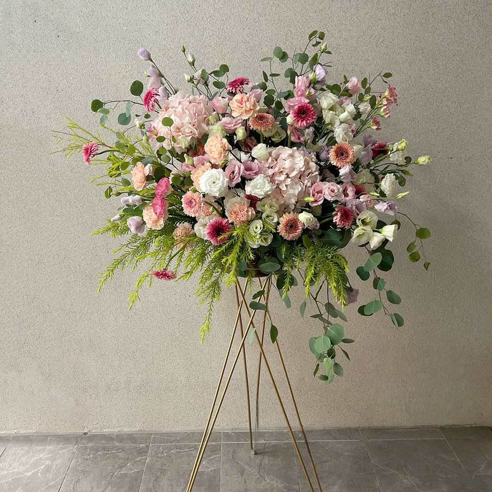 L size｜鮮花高架花籃
