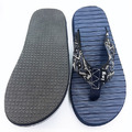 INY 緹花織帶竹竿紋男海灘拖鞋 / 海軍藍_2