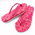 INY 超軟質圈圈女海灘拖鞋 A款 / 桃紅白底_1