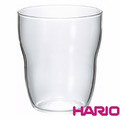 【ULA BLUE】日本 HARIO HTR-330 便利平底曲線玻璃水杯 330ML