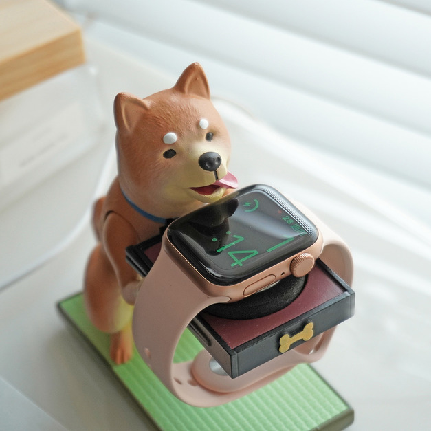 Fiber Watch｜柴犬．療癒系寵物Apple Watch 充電座