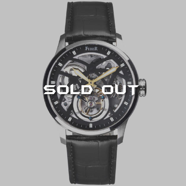 Sold out-【全台限量99只】FIBER手上鍊鏤空陀飛輪腕錶