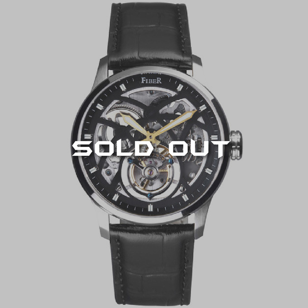 Sold out-【全台限量99只】FIBER手上鍊鏤空陀飛輪腕錶