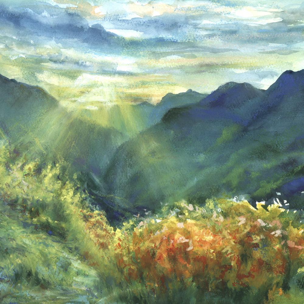 旭日東昇-陳武西藝術微噴數位版畫/可觸摸的絕美藝術限量版畫| Art,set  