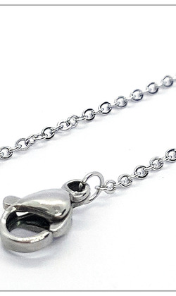 3mm壓扁鋼鍊(45cm)